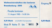 Eintrittskarte 1985